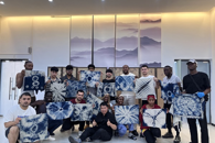 靛蓝扎染悟匠心，茶韵太极展风华——外国留学生沉浸式体验中华文化