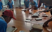 机电工程学院2018级工业机器人技术1班开展“整洁书海，舒适阅读”志愿服务活动