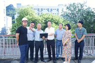 校党委书记刘子林现场检查指导崇文楼实训基地建设工作