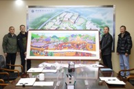 三江县委常委、独峒镇领导一行到校交流 校长甘金明参加座谈