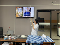 非遗教育与培育——校青马班学员到艺术学院体验非遗扎染